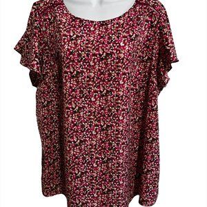 Lane Bryant Flutter Sleeve Blouse - Size 18